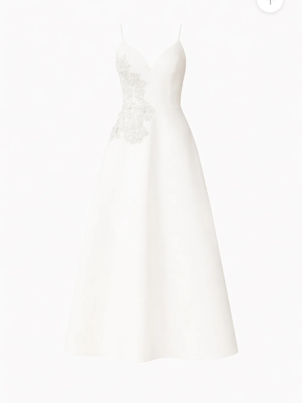 elliatt stella white 3d floral applique A-line bridal maxi gown dress large NEW - Picture 12 of 13